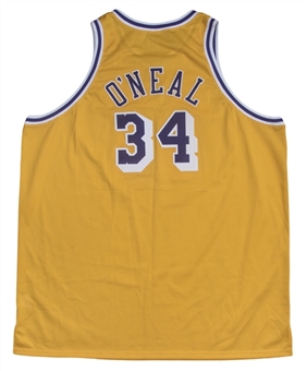 1997-98 Shaquille ONeal Game Used Los Angeles Lakers Home Jersey